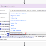 Power Automate solution: OneNote action errors involving invalid or inaccessible Notebook Keys and sections